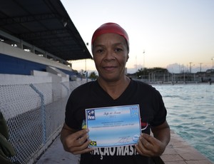 Nadadora lucinilda (Foto: Jonhwene Silva/GE-AP)