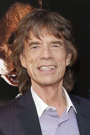 Mick Jagger em première de filme em Nova York, nos Estados Unidos (Foto: Jemal Countess/ Getty Images/ AFP)