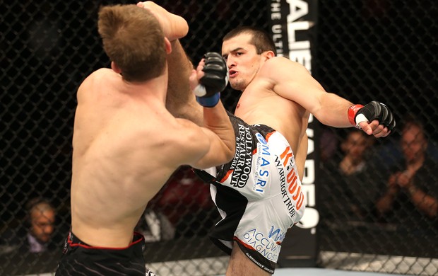 Albert Tumenov e Matt Dwyer, UFC (Foto: Getty Images)