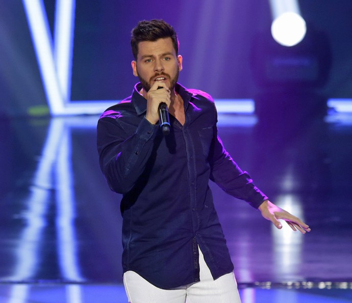 Gabriel Correa deixou o The Voice na penúltima fase (Foto: Artur Meninea/Gshow) Gabriel Correa deixou o The Voice na penúltima fase (Foto: Artur Meninea/Gshow)