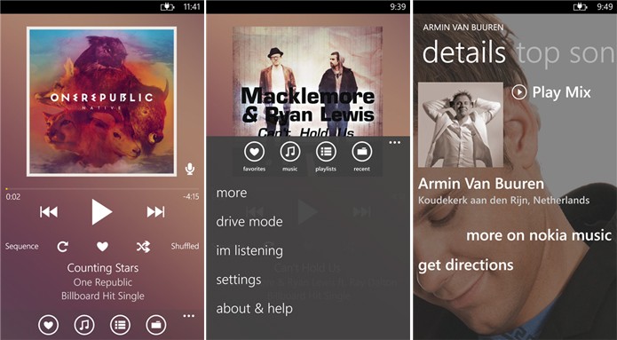 Extreme Music é um player completo para Windows Phone com suporte a gestos e comandos de voz (Foto: Divulgação/Windows Phone Store)