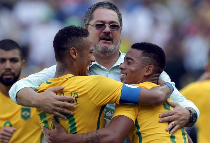 Micale Neymar Gabriel Jesus Brasil e Honduras olimpíada (Foto: Agência Reuters)