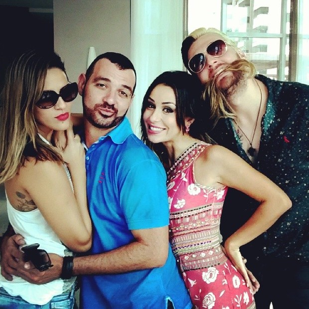 Os ex-BBBs Princy, Vagner, Letícia e Cássio (Foto: Instagram / Reprodução)