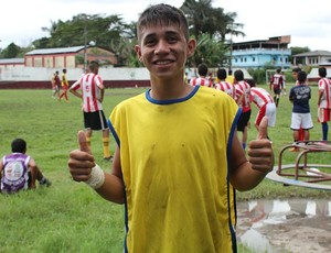 Franklin Wassis Peneira Chacarita Juniors Manaus (Foto: Adeilson Albuquerque)