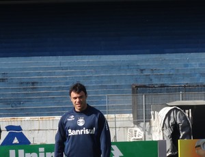 Kleber treino Grêmio (Foto: Tomás Hammes / GLOBOESPORTE.COM)