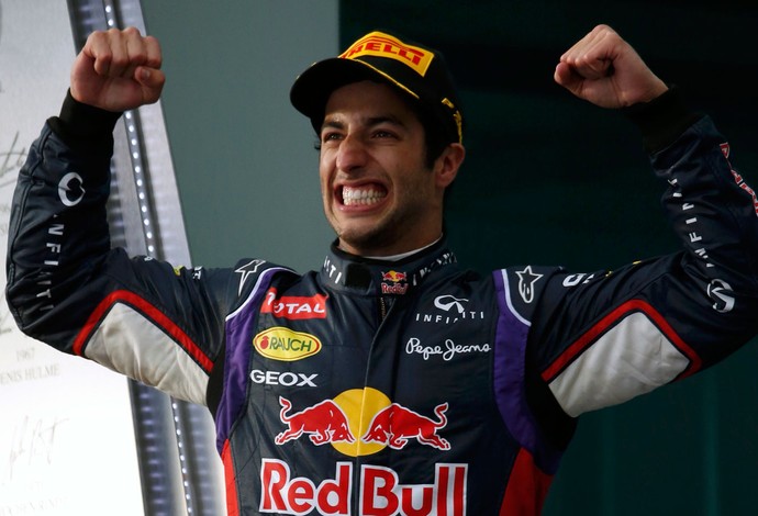 Daniel Ricciardo RBR pódio gp da austrália (Foto: Agência Reuters)