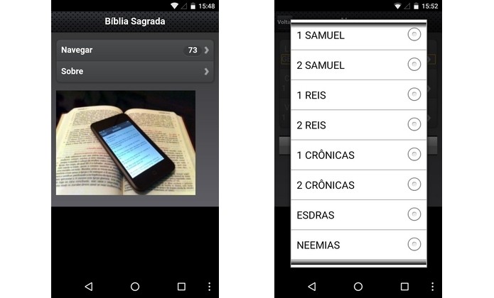 Baixar Bíblia Sagrada Evangélica Gratis No Celular Apps Para Ler A Biblia No Celular Confira Opcoes Para Android E