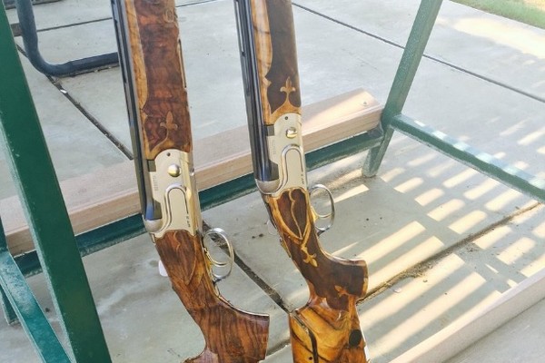Armas de Kim Rhode (Foto: Reprodução instagram)