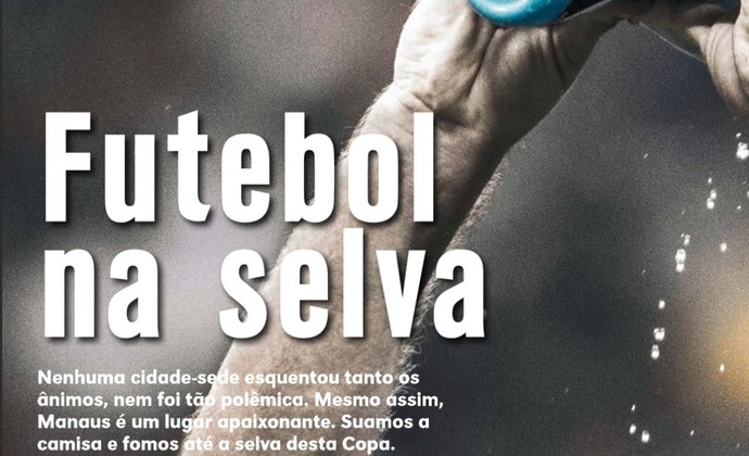 Revista fala de jogos em Manaus como Futebol na Selva (Foto: Reprodução/The FIFA Weekly)