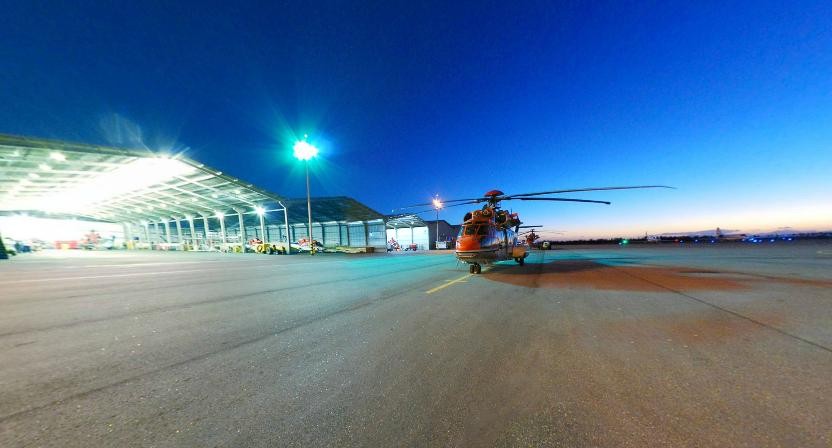 De 2011 para 2012, o aeroporto registrou um aumento de 61,7% nos pousos, a maioria de funcionários e helicopteros das plataformas de petróleo (Foto: Divulgação / Grupo Libra)