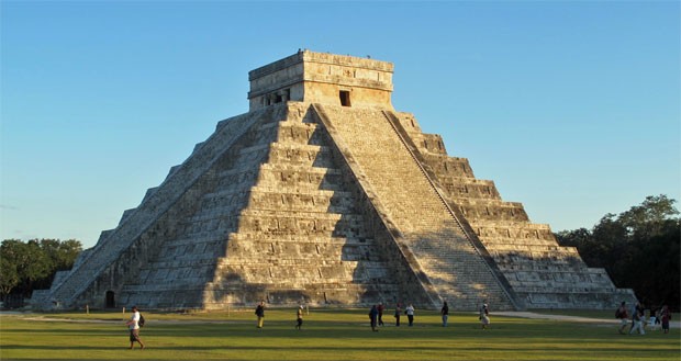Pirâmide maia de Chichen Itza, no sul do México (Foto: Dennis Barbosa/G1)