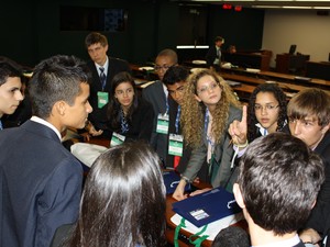 Jovens de todos os estados participaram do projeto, em Brasília. (Foto: Luciléia Gilles/ VC no ESTV)