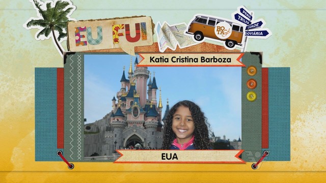 Katia Cristina Barboza nos Estados Unidos (Foto: Reprodução/TV Tribuna)