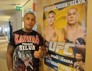 Thiago Silva lutador de MMA  (Foto: Rafael Maranhão/Sportv.com)