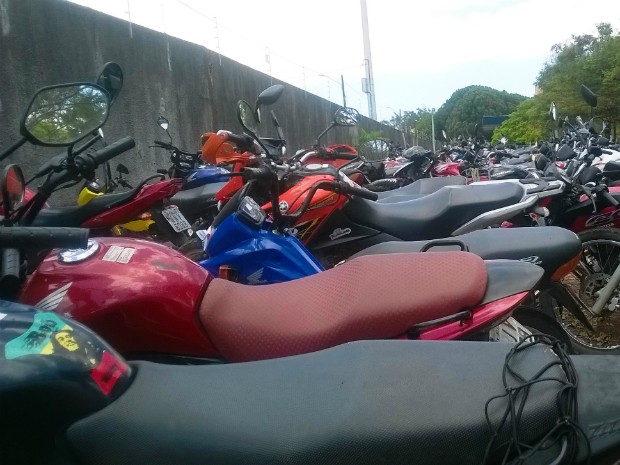 Automóveis e motocicletas foram divididos em 702 lotes  (Foto: Divulgação/Detran-RN)