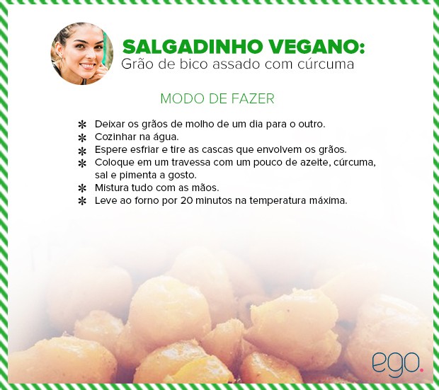 Salgadinho Vegano (Foto: Ego)