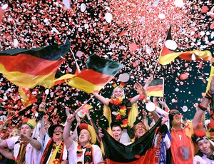 festa da torcida da Alemanha  na Eurocopa (Foto: Reuters)