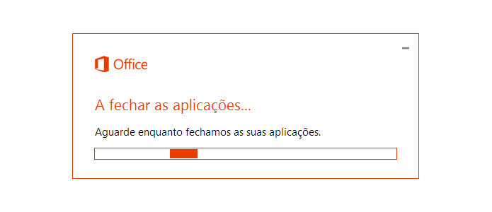 Feche outras versões do Office (Foto: Reprodução/Paulo Alves)