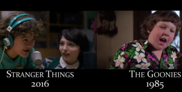 Comparação de 'Stranger things' com 'Os Goonies' (Foto: Reprodução)