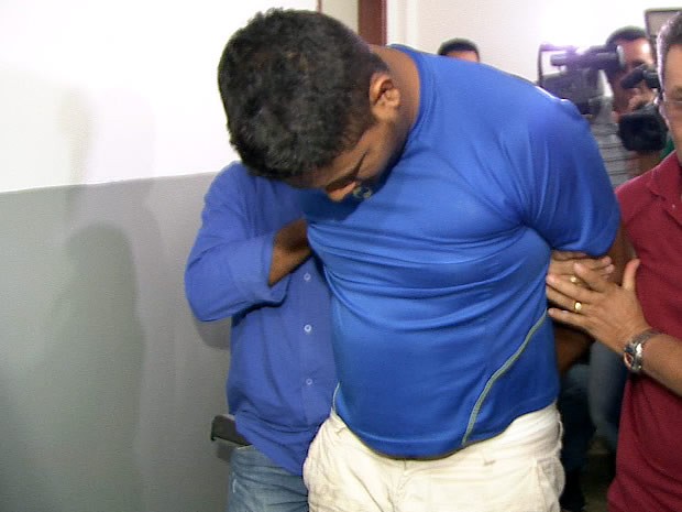 Ex-marido foi preso em Cuiabá (MT) por matar grávida e jogar corpo em lixão. (Foto: Reprodução/TVCA)