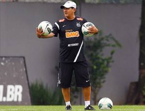 Muricy Ramalho no treino do Santos (Foto: Ricardo Saibun / Divulgação Santos FC)