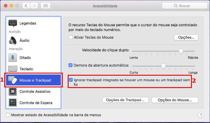 Configurando o trackpad para ser desativado automaticamente (Foto: Reprodução/Edivaldo Brito)