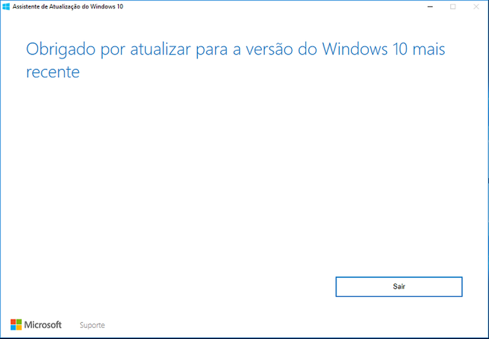 Descubra como usar o Assistente de atualização do Windows 10 (Foto: Reprodução/Edivaldo Brito)