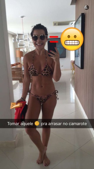 Fernanda Souza (Foto: Reprodução / Snapchat)