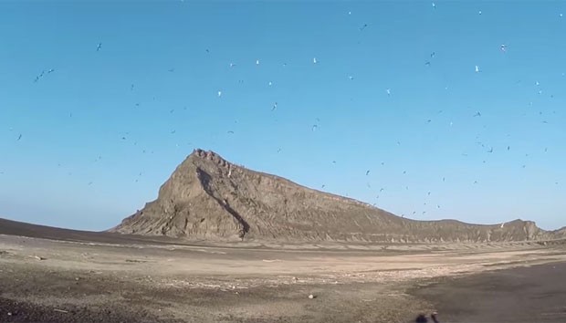 Milionário britânico passou 11 dias como um 'náufrago' em uma ilha perto de Tonga, no Pacífico (Foto: Reprodução/YouTube/Docastaway - Desert Island Experience)