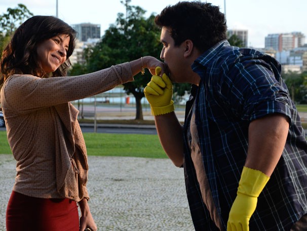 Aninha Lima e André Maques em uma cena da nova temporada (Foto: TV Globo / Raphael Dias)