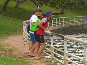 Turistas em Alter do Chão (Foto: Reprodução/TV Tapajós)