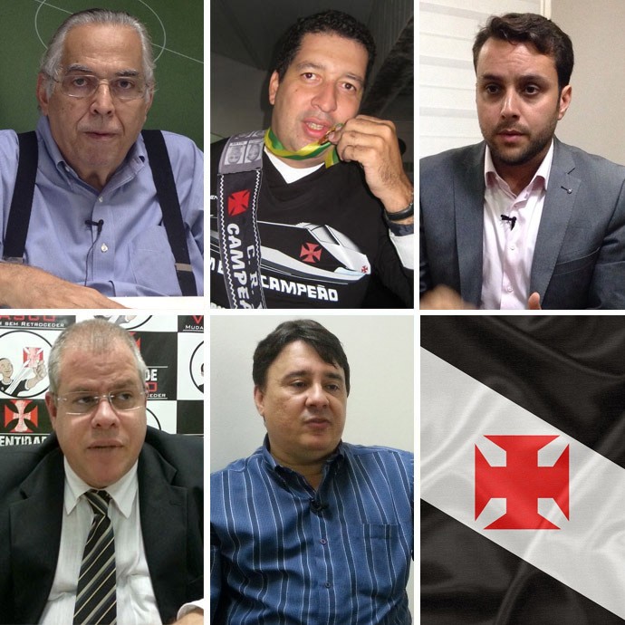 montagem eleições vasco (Foto: GloboEsporte.com)