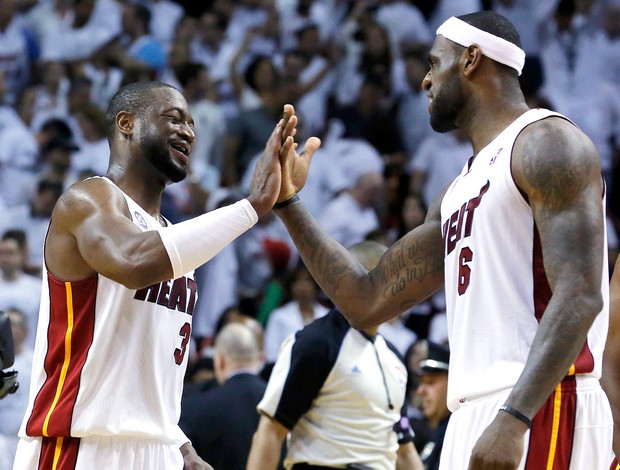 LeBron James Dwyane Wade basquete NBA Miami Indiana (Foto: Reuters)