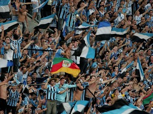 torcida Grêmio x Nacional de Medelin (Foto: Wesley Santos / Agência PressDigital)