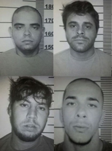 Quatro detentos continuam foragidos do Presídio Santa Augusta (Foto: Polícia Militar/Divulgação)