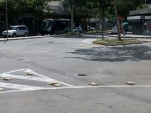 Rua foi limpa pela manhã (Foto: Divulgação/ PMV)