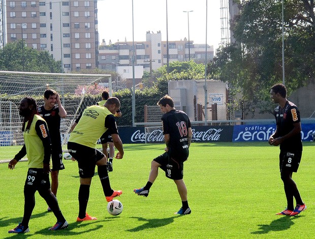 adriano flamengo treino (Foto: Janir Júnior / Globoesporte.com)