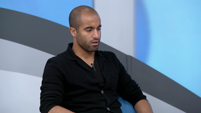 Lucas Moura, jogador do Paris Saint-Germain (Foto: Reprodução SporTV)