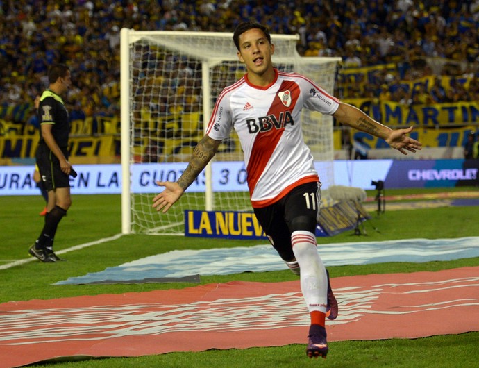 Driussi River Plate x Boca Juniors (Foto: AFP)