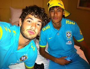 Neymar e Pato, Seleção Brasileira (Foto: Reprodução / Instagram)