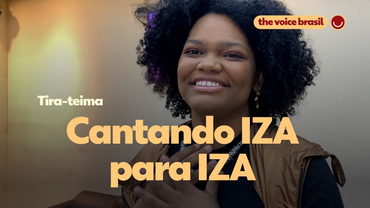 Participante Canta M Sica De Iza E Arrebata A T Cnica No The Voice