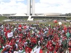 Protesto reúne movimentos sociais ligados ao campo em Brasília