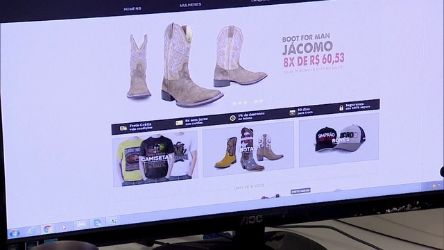 Country, botas, e-commerce, loja virtual, moda (Foto: Reprodução)