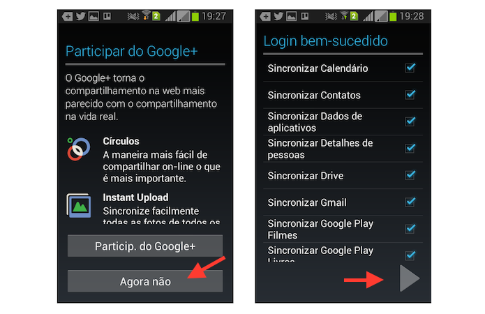 Finalizando a sincronização de uma nova conta ao aplicativo do YouTube no Android (Foto: Reprodução/Marvin Costa)