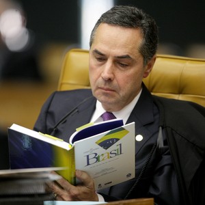 O ministro Luís Barroso em sessão plenária no STF  (Foto: Fellipe Sampaio/SCO/STF )