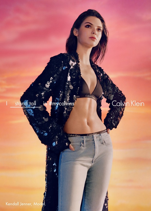 Kendall Jenner na campanha da Calvin Klein (Foto: Divulgação )