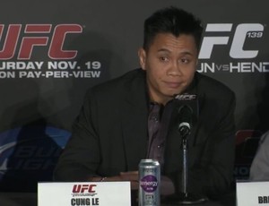 coletiva ufc cung le (Foto: Reprodução SporTV)