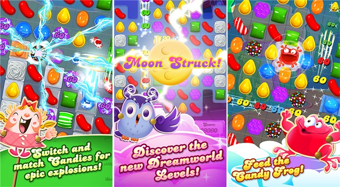 Candy Crush Saga ganhou novas etapas para Windows Phone e um cenário inédito (Foto: Divulgação/Windows Phone Store)
