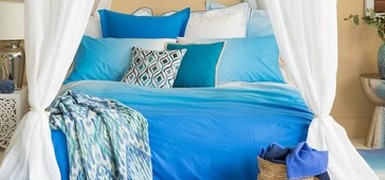 Azul misturado ao branco 'refresca' o ambiente (divulgação )