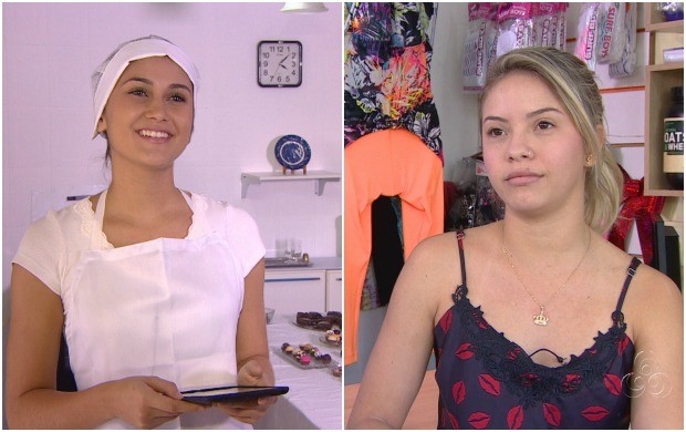 Brenda Cristina e Dheilly Ribeiro são empreendedoras no meio virtual (Foto: Amazonas TV)